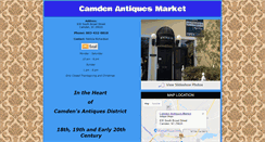 Desktop Screenshot of camdenantiquesmarket.com