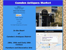 Tablet Screenshot of camdenantiquesmarket.com